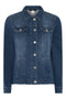 Robell Jacket Happy 60cm Women’s Fitted Denim Shirt Jacket 57632 54159